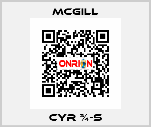 CYR ¾-S McGill