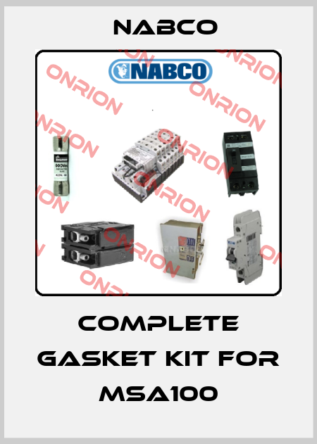 complete gasket kit for MSA100 Nabco