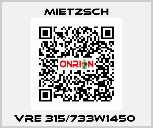VRE 315/733W1450  Mietzsch
