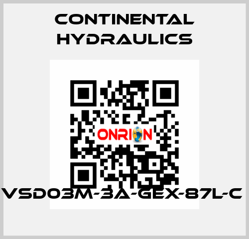 VSD03M-3A-GEX-87L-C  Continental Hydraulics