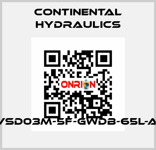 VSD03M-5F-GWDB-65L-A  Continental Hydraulics