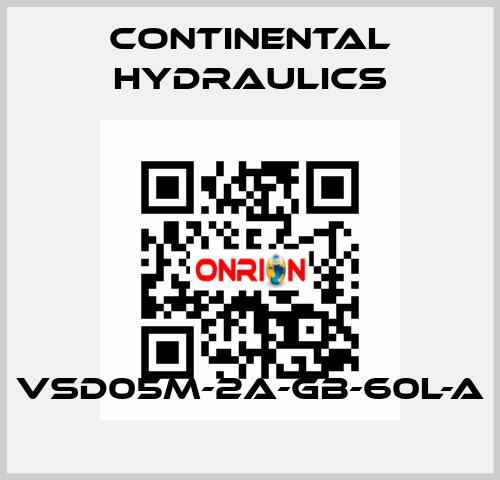 VSD05M-2A-GB-60L-A Continental Hydraulics