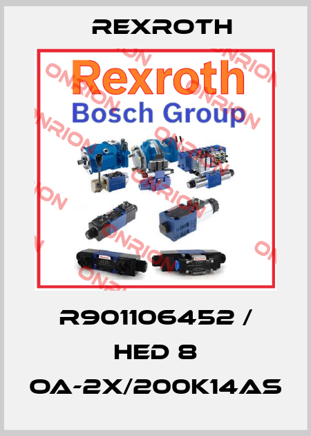R901106452 / HED 8 OA-2X/200K14AS Rexroth