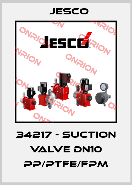 34217 - Suction Valve DN10 PP/PTFE/FPM Jesco