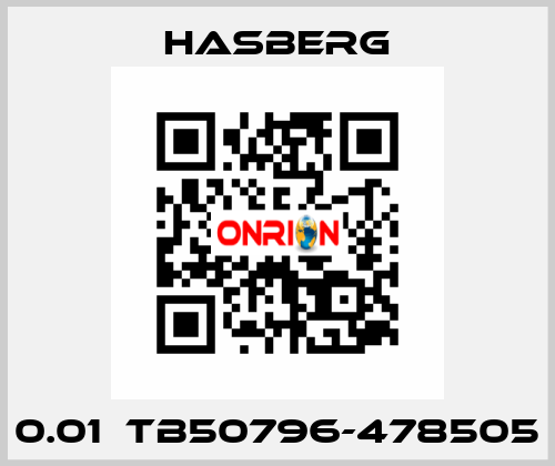 0.01	TB50796-478505 Hasberg