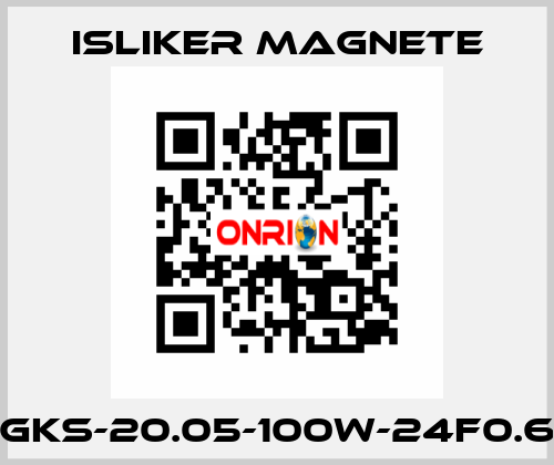 GKs-20.05-100W-24F0.6 ISLIKER MAGNETE