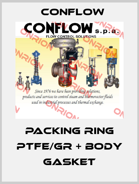 Packing ring PTFE/GR + body gasket CONFLOW