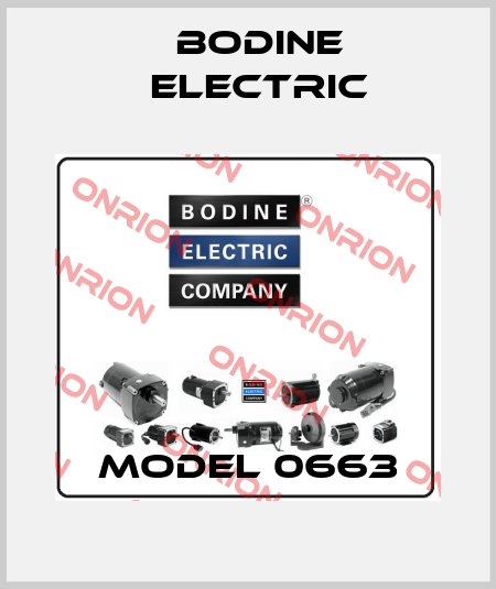Model 0663 BODINE ELECTRIC