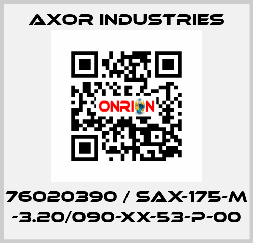 76020390 / SAX-175-M -3.20/090-XX-53-P-00 Axor Industries