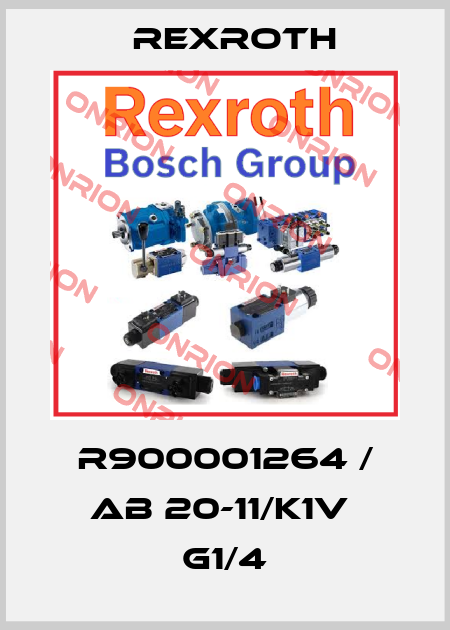 R900001264 / AB 20-11/K1V  G1/4 Rexroth