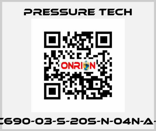 LGC690-03-S-20S-N-04N-A-SV Pressure Tech