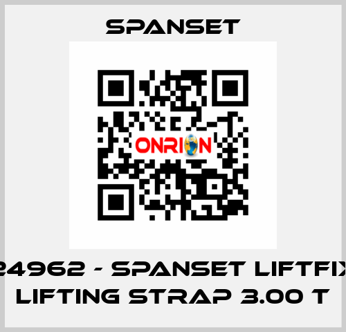 24962 - SpanSet Liftfix lifting strap 3.00 t SpanSet