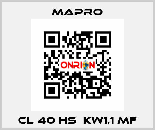 CL 40 HS  kW1,1 MF Mapro