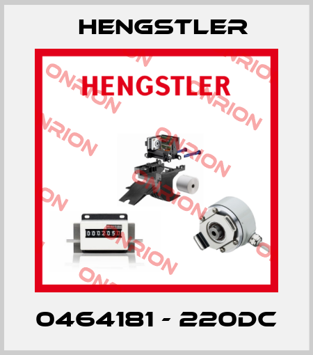 0464181 - 220DC Hengstler