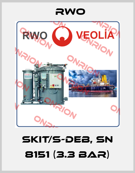 SKIT/S-DEB, SN 8151 (3.3 bar) Rwo