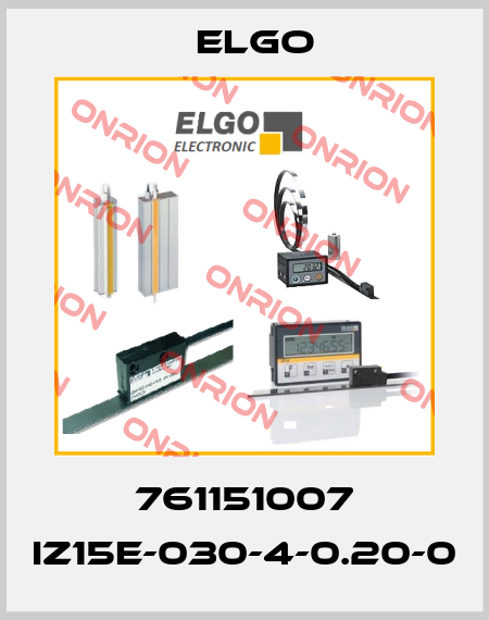761151007 IZ15E-030-4-0.20-0 Elgo