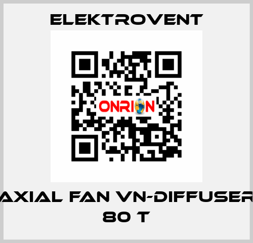 Axial fan VN-Diffuser 80 T ELEKTROVENT