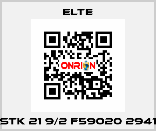 STK 21 9/2 F59020 2941 Elte