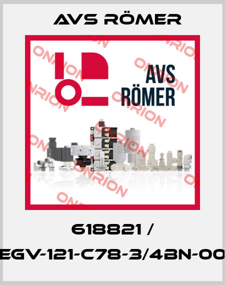 618821 / EGV-121-C78-3/4BN-00 Avs Römer