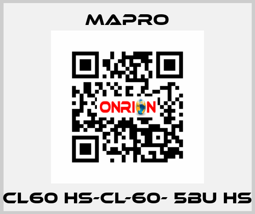 CL60 HS-CL-60- 5BU HS Mapro