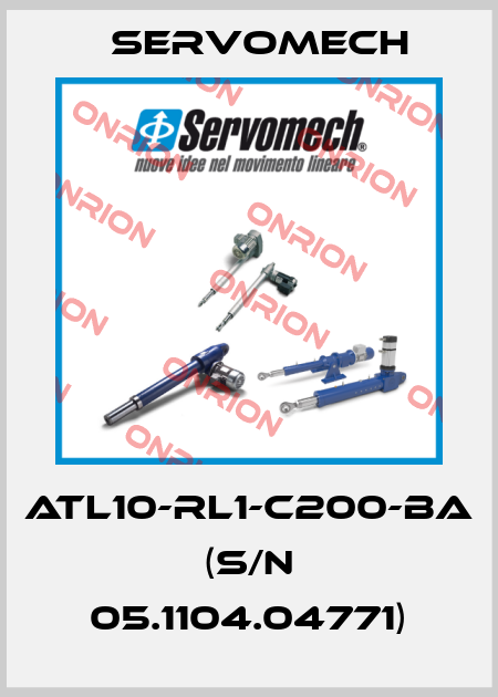 ATL10-RL1-C200-BA (s/n 05.1104.04771) Servomech
