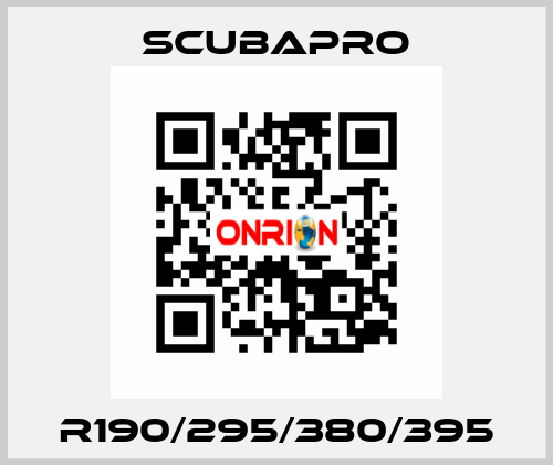 R190/295/380/395 Scubapro