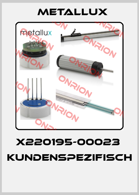 X220195-00023  kundenspezifisch  Metallux