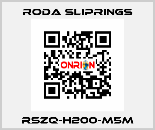 RSZQ-H200-M5M Roda Sliprings