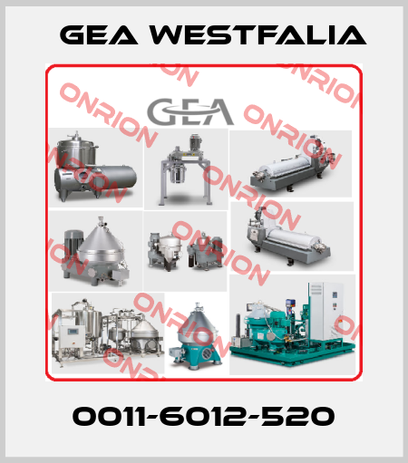 0011-6012-520 Gea Westfalia
