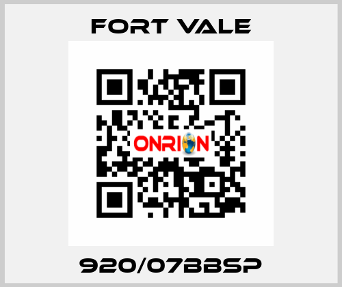 920/07BBSP Fort Vale