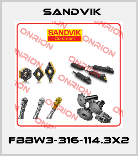 FBBW3-316-114.3x2 Sandvik