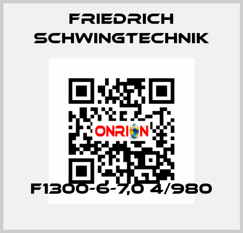 F1300-6-7,0 4/980 Friedrich Schwingtechnik