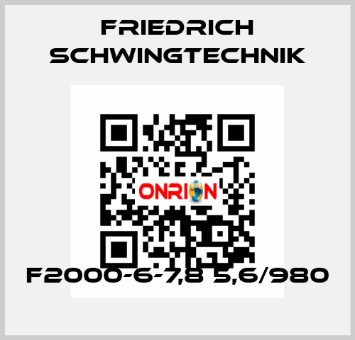 F2000-6-7,8 5,6/980 Friedrich Schwingtechnik