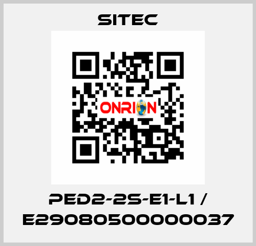 PED2-2S-E1-L1 / E29080500000037 SITEC