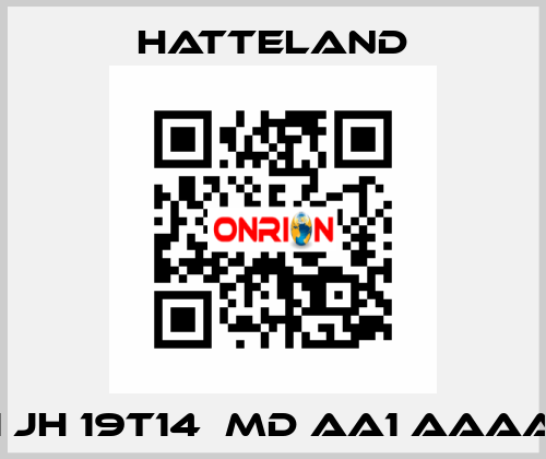 1 JH 19T14  MD AA1 AAAA HATTELAND