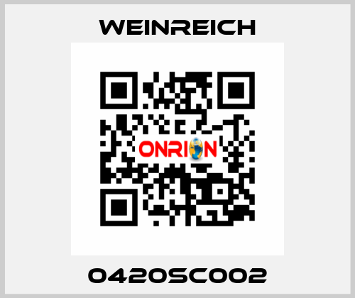 0420SC002 Weinreich