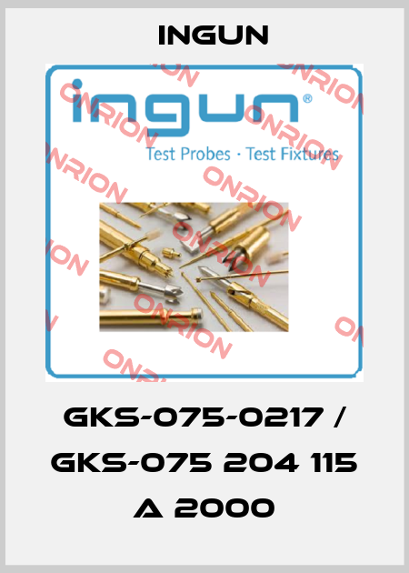 GKS-075-0217 / GKS-075 204 115 A 2000 Ingun