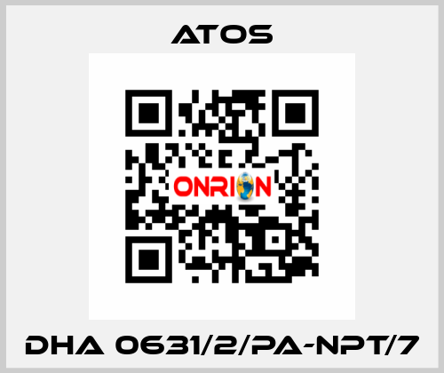 DHA 0631/2/PA-NPT/7 Atos