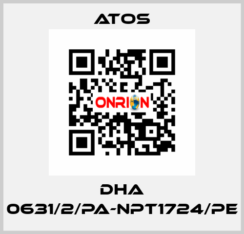 DHA 0631/2/PA-NPT1724/PE Atos