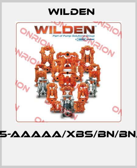 XPX15-AAAAA/XBS/BN/BN/0014  Wilden