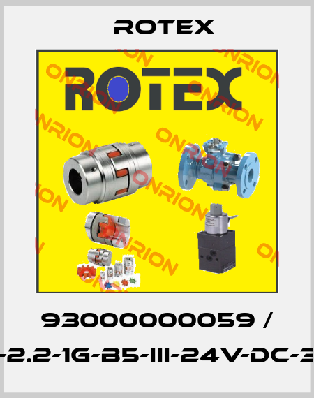 93000000059 / 30201-2.2-1G-B5-III-24V-DC-37-H-01 Rotex