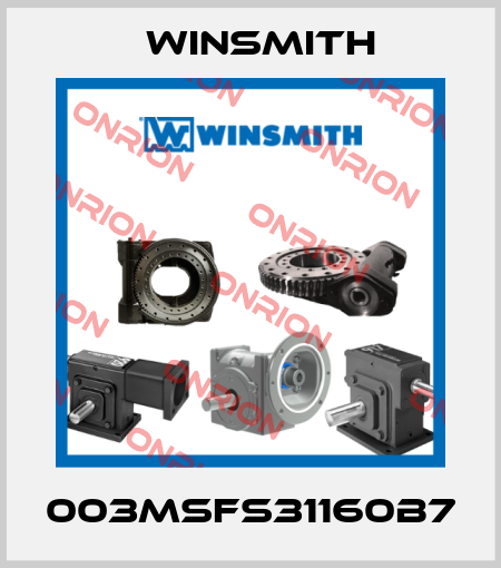 003MSFS31160B7 Winsmith