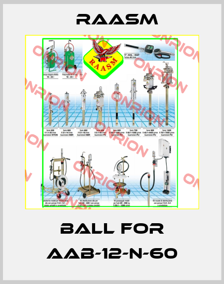 Ball for AAB-12-N-60 Raasm