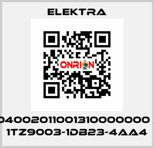 04002011001310000000 / 1TZ9003-1DB23-4AA4 ELEKTRA