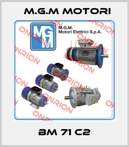 BM 71 C2 M.G.M MOTORI