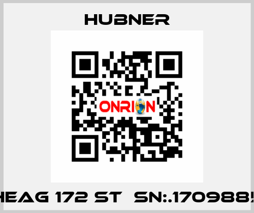 HEAG 172 st  SN:.1709885 HUBNER