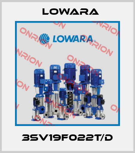 3SV19F022T/D Lowara