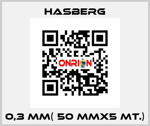 0,3 MM( 50 MMX5 MT.) Hasberg