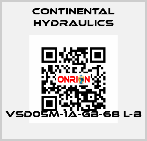 VSD05M-1A-GB-68 L-B Continental Hydraulics