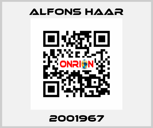 2001967 ALFONS HAAR